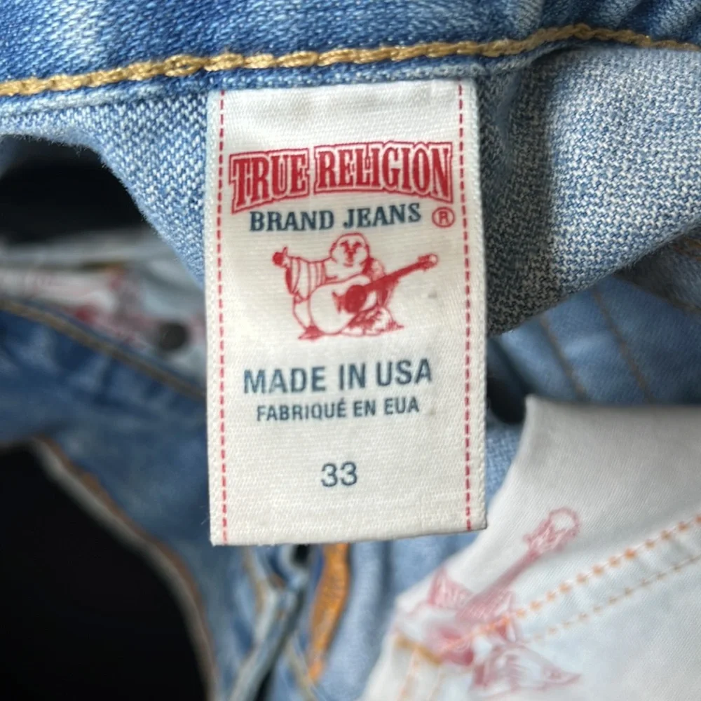 TRUE RELIGION RICKY STRAIGHT JEAN 33”